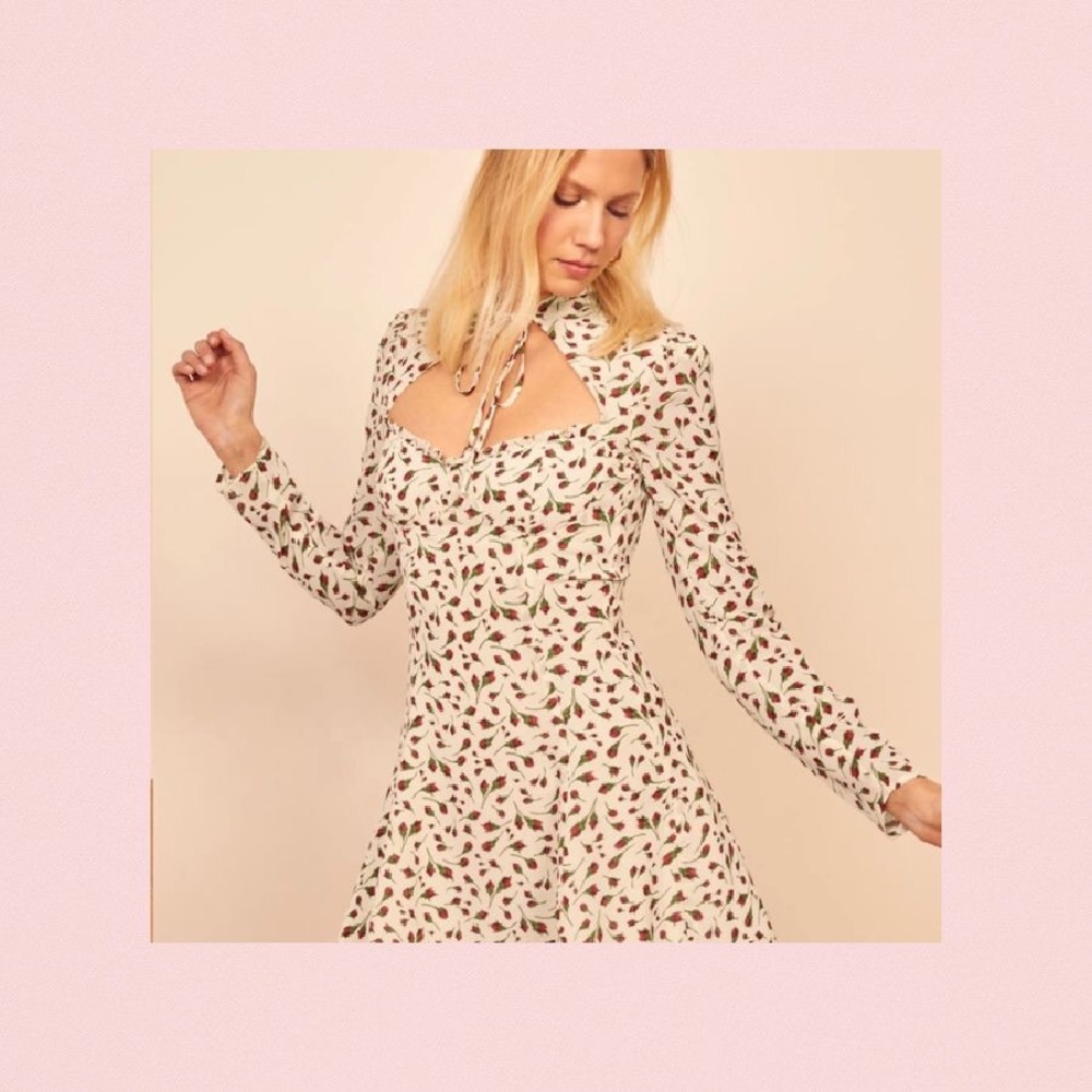 **SOLD** Reformation Vivianne Dress in Marion